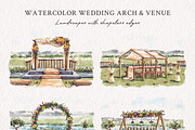 Wedding Arch & Venue, an Object Illustration by Yorda Studio (Thumbnail 2 of 9)