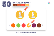 50 Ramadan Icons, an Outline Icon by Dighital (Thumbnail 8 of 10)