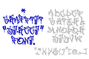 California Hip Hop Graffiti Font