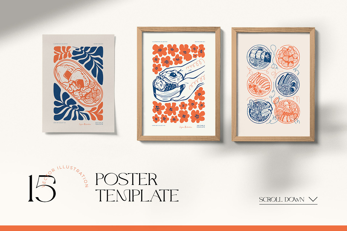Japanese Food | Illustration Kit, a Food Illustration by Leleka.Store (Photo 8 of 12)