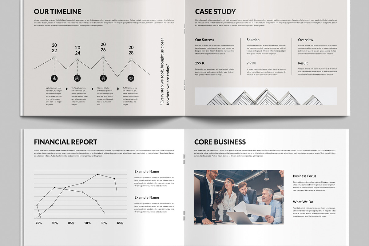 Company Profile Layout Template preview 5