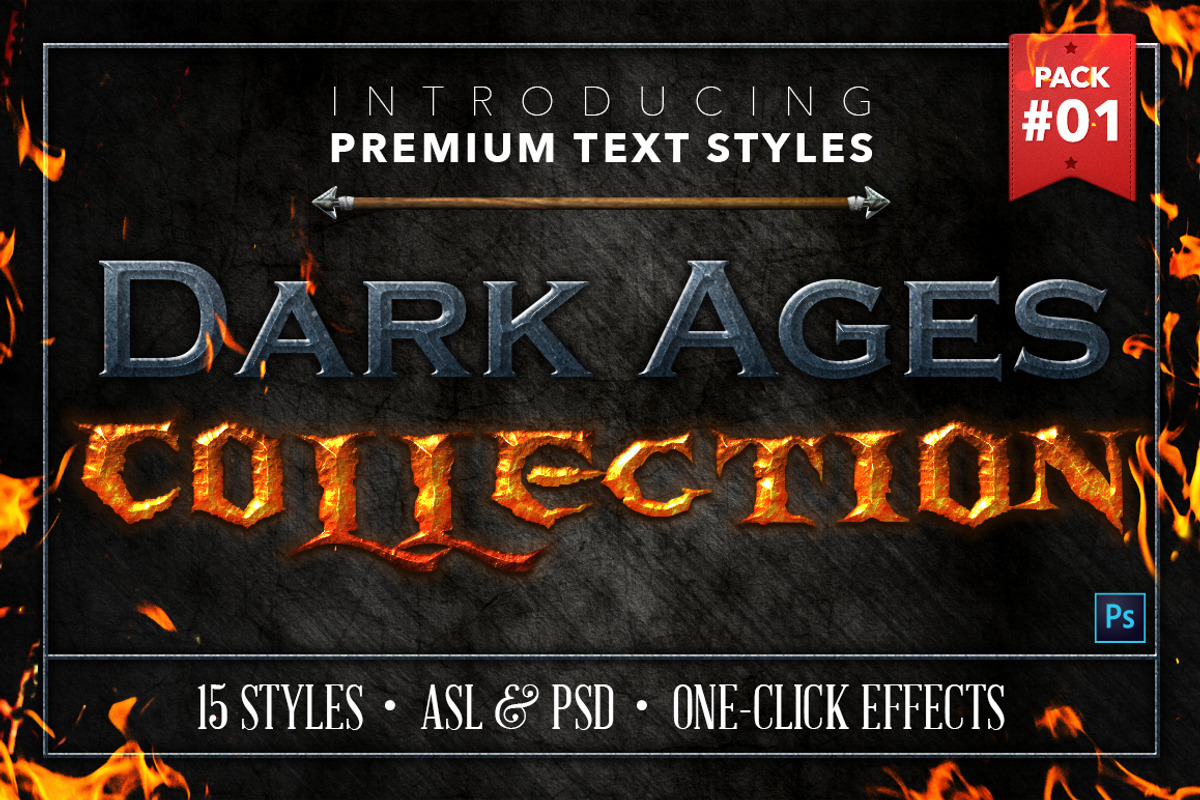 Dark Ages #1 - Text Styles