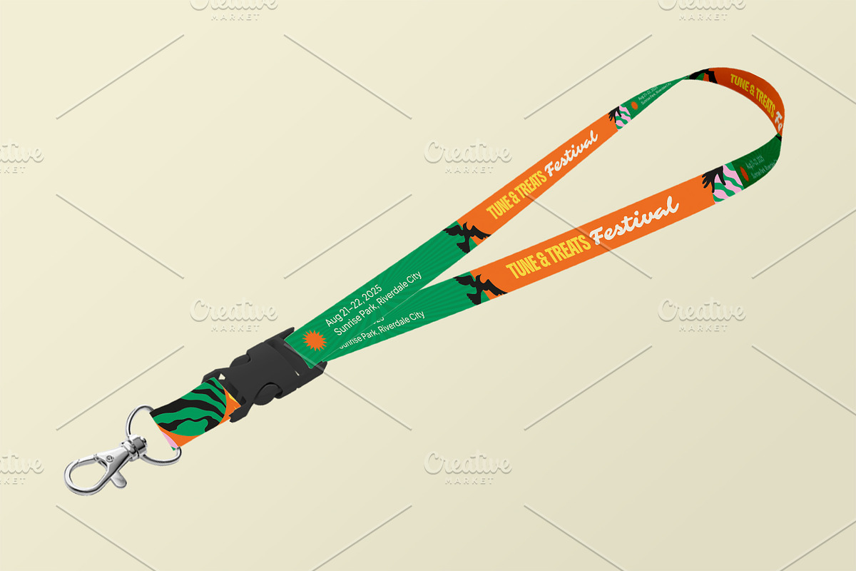 Tunes & Treats - Lanyard, a Print Template by StreaksideStd (Photo 2 of 3)