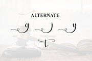 Justify | Script Font, a Handwritten Font by Scratchones (Thumbnail 8 of 9)