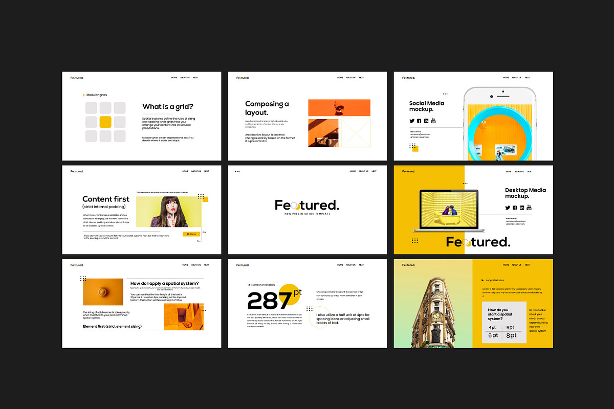 FEATURED - Creative Minimal PPT, a Presentation Template by Dirtytemp ...