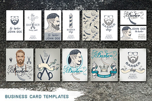 Vintage Barbershop Branding Kit