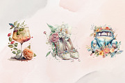 22Watercolor Wedding Clipart PNG Set, an Illustration by Jalina Clipart Studio (Thumbnail 5 of 8)