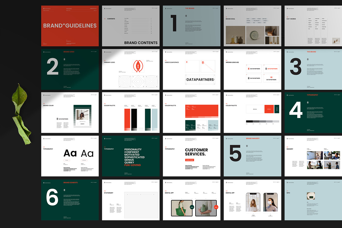 Brand Guidelines, a Brochure Template by GoldenPixelStudio (Photo 9 of 10)