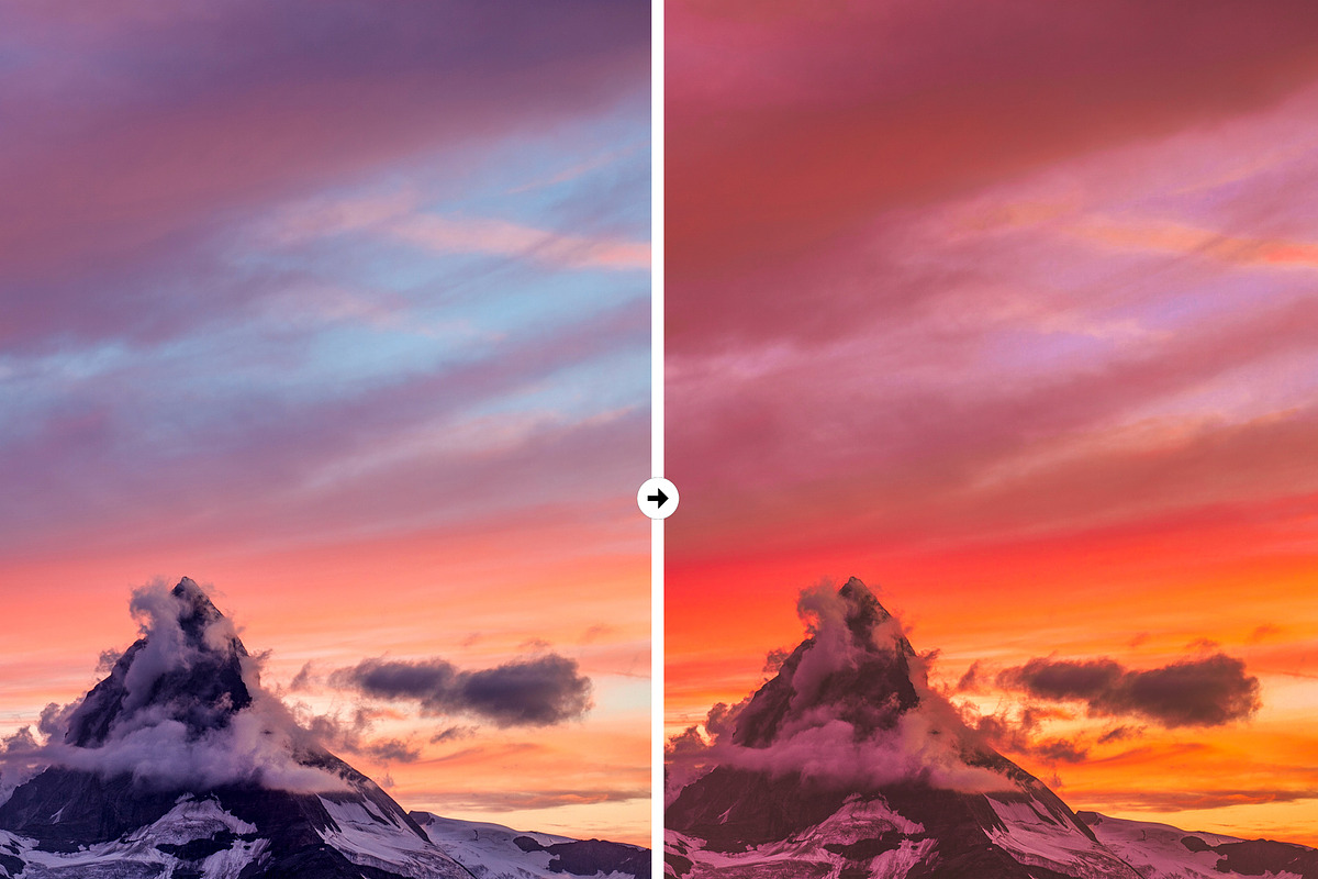 15 Golden Hour Lightroom Presets, an Action Add-On by M E G A S E T S (Photo 4 of 5)
