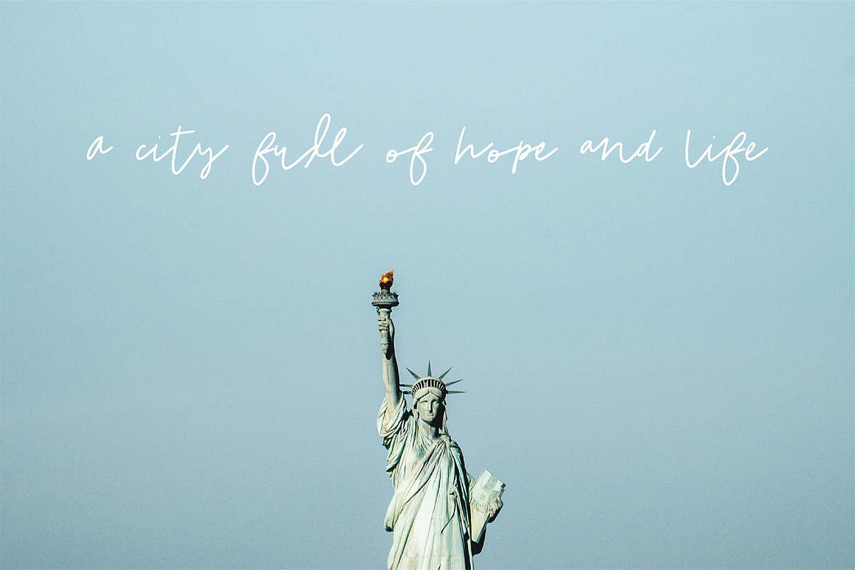 NEW YORK a Signature Script Font preview 2
