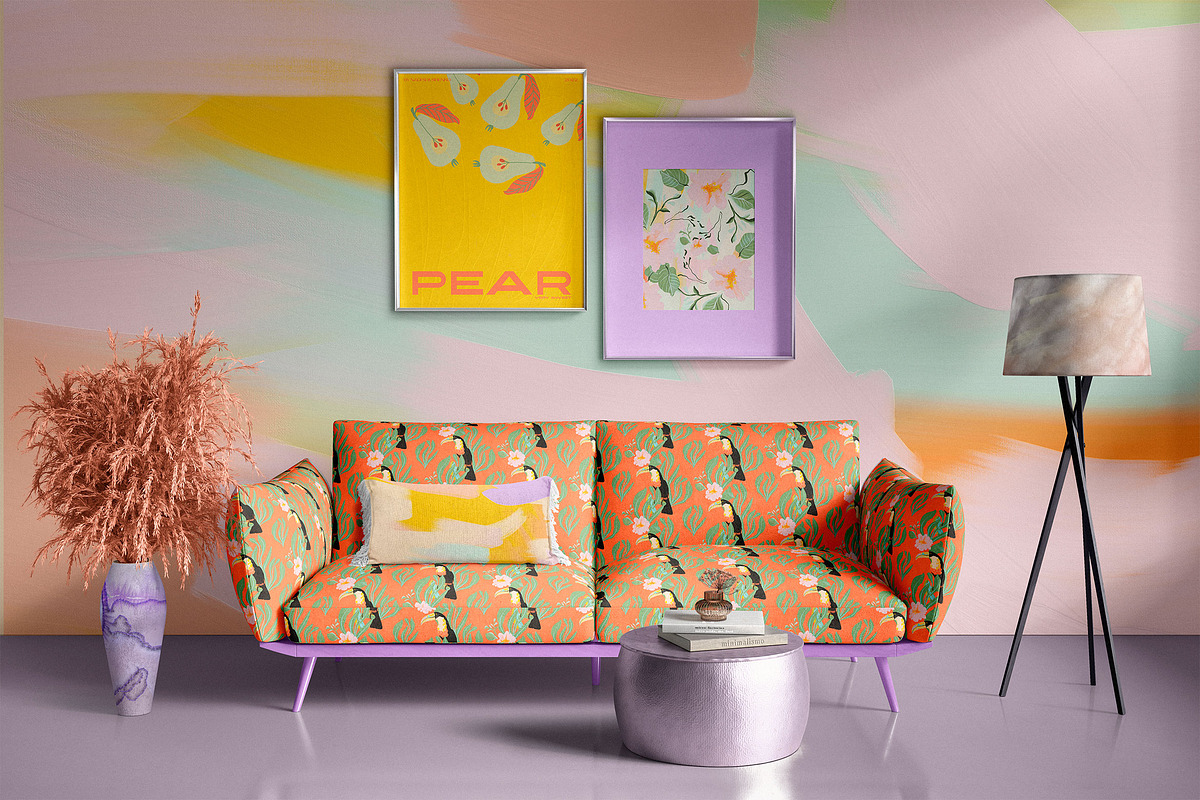 California - Acrylic Retro Textures, a Wallpaper Graphic by nadispasibenko (Photo 5 of 22)