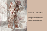 Blush & Feather Seamless Patterns, a Pattern Graphic by LUSH Studio (Thumbnail 5 of 6)