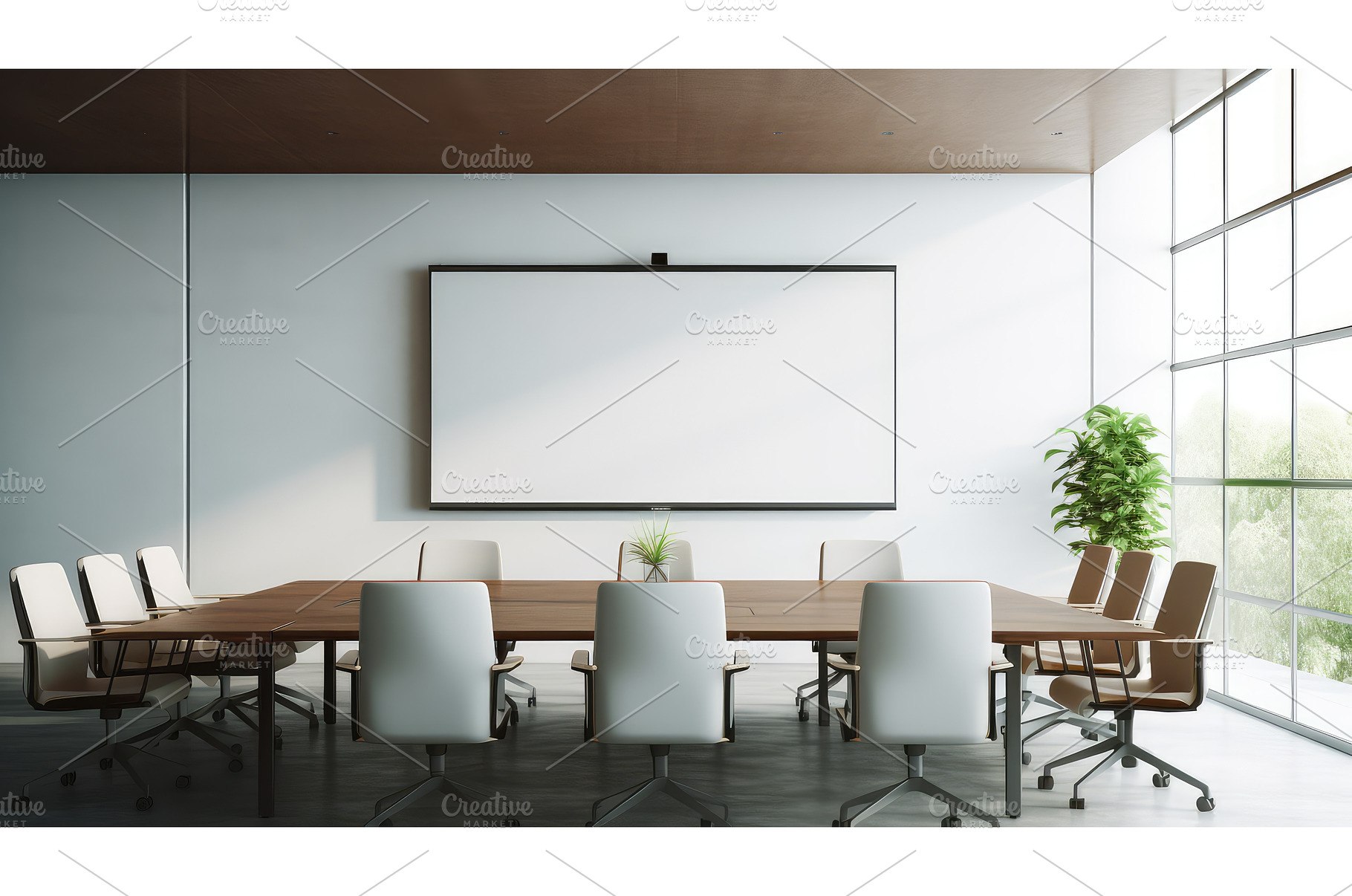 deserted empty corporate office ai, an Architecture Photo by pikepicture