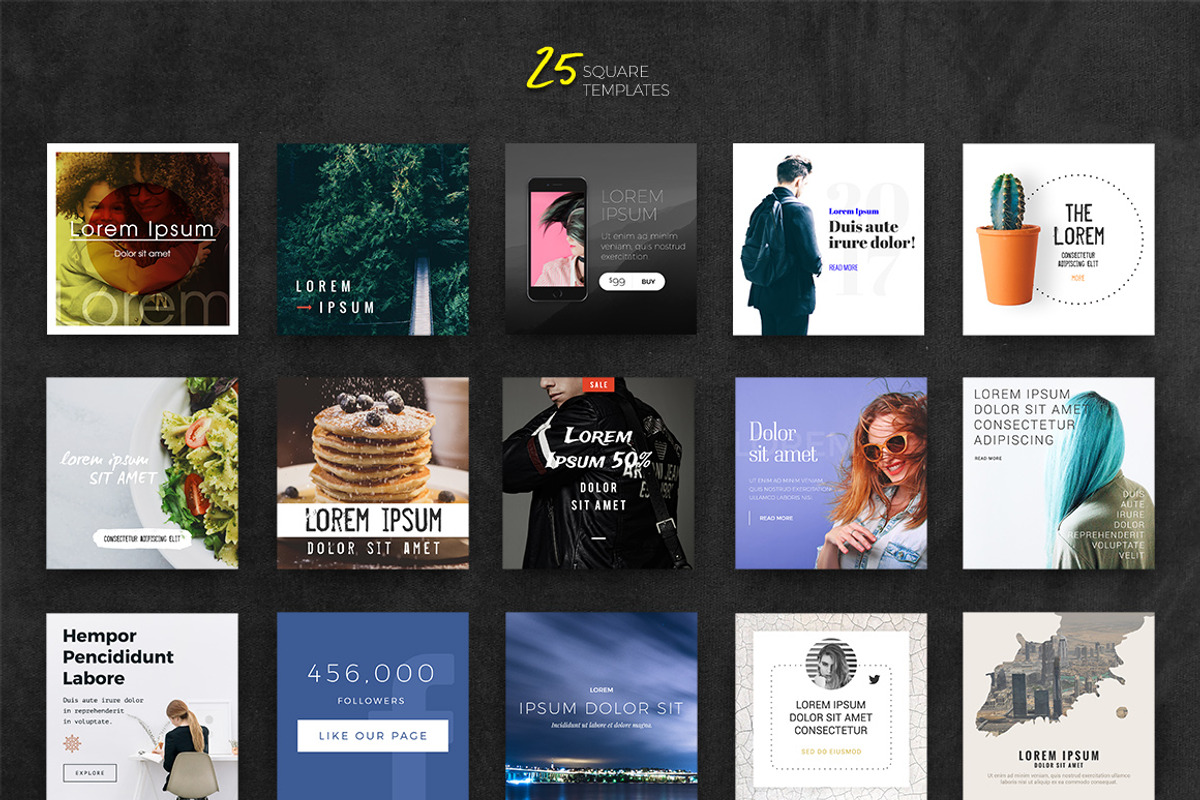 ALIUM 3 | Social Media Pack, a Social Media Template by laaqiq (Photo 3 of 6)