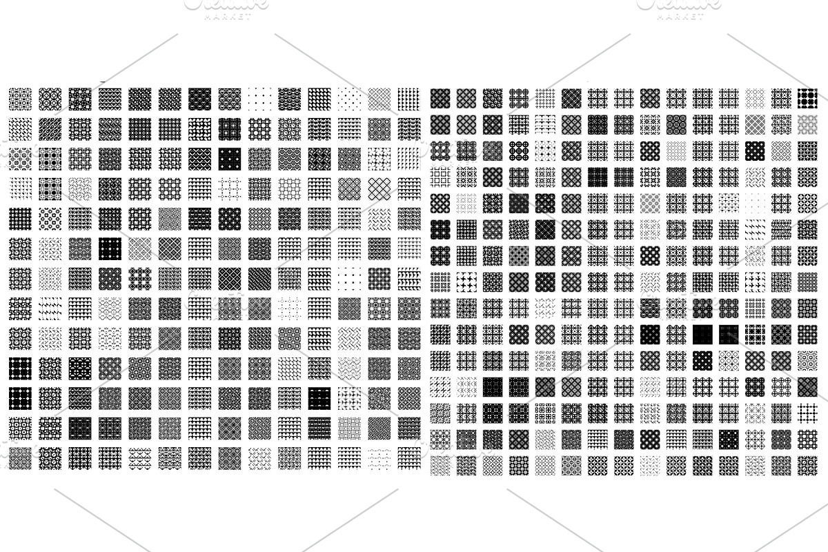1149 Geometric Seamless Patterns, a Pattern Graphic by TKDoodle (Photo 4 of 5)
