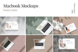 Macbook mockups - Scene creator