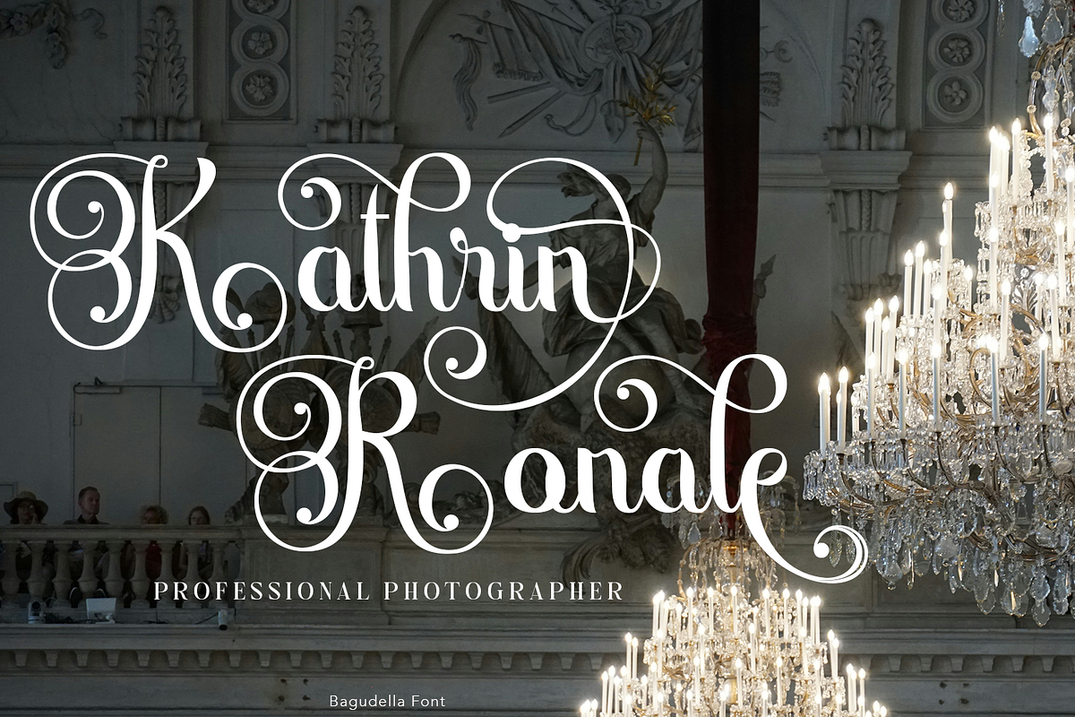 Bagundella Classic Script, a Script Font by madeDeduk (Photo 8 of 8)