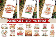 Christmas Kitchen Towel PNG Bundle, a Graphic by EllaMaiyaali (Thumbnail 1 of 5)