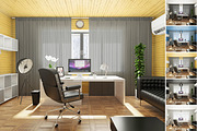 Office Room Mock-Up, a Household Mockup by IsometricWorld (Thumbnail 6 of 9)