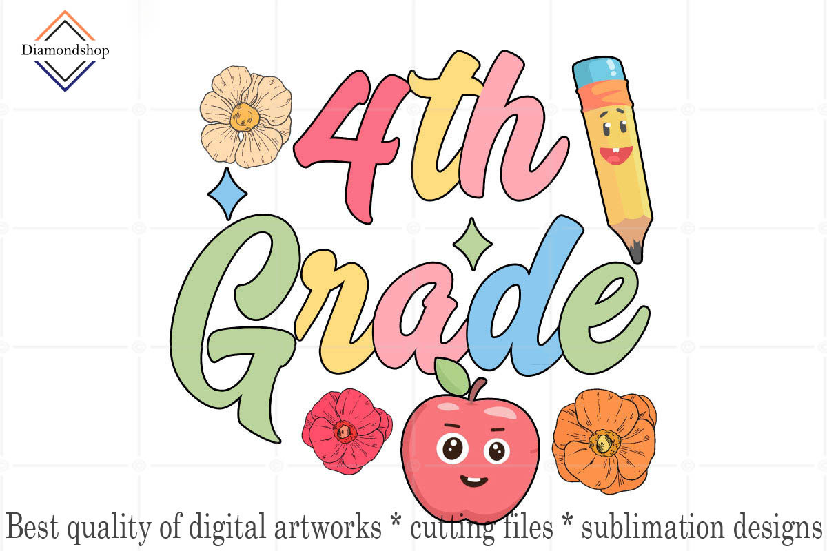 Back To School Sublimation Bundle, an Education Illustration by DiamondShop (Photo 5 of 11)
