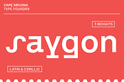 CA Saygon, a Sans Serif Font by Cape Arcona Type Foundry (Thumbnail 1 of 5)