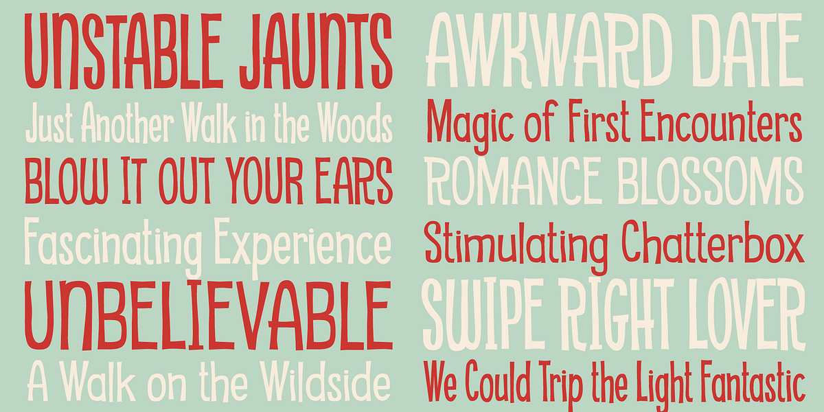 Royal Shaft, a Sans Serif Font by One Eyed Squid (Photo 3 of 6)