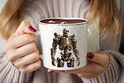 Steampunk Halloween Sublimation Cli, an Illustration by SVGArt (Thumbnail 3 of 8)