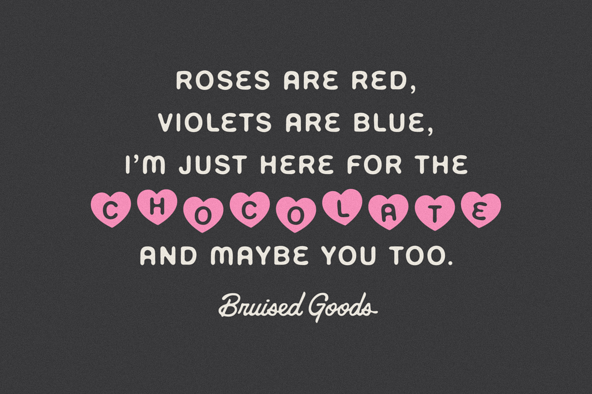 Heart Burn: Fonts + Graphics, a Symbol Font by Bruised Goods (Photo 4 of 9)