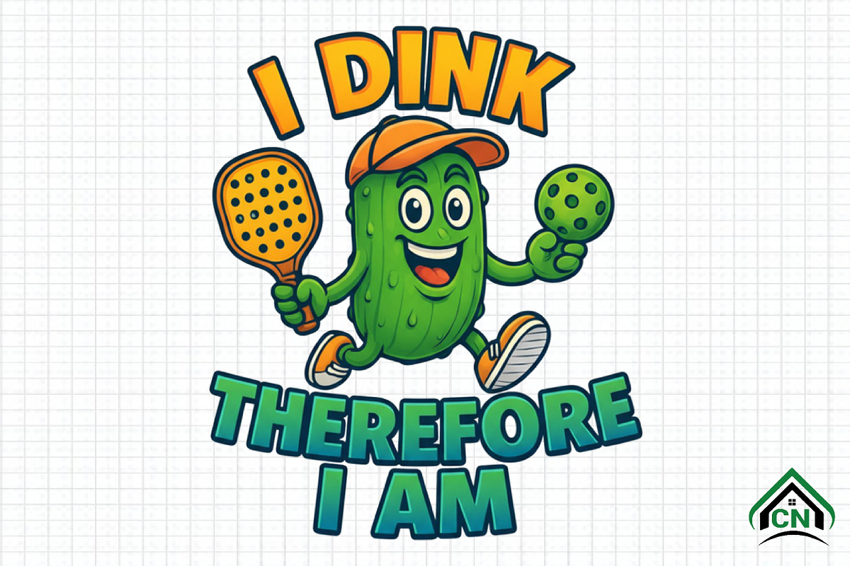 Funny Pickle ball PNG, an Illustration by Craft Nest (Photo 1 of 6)