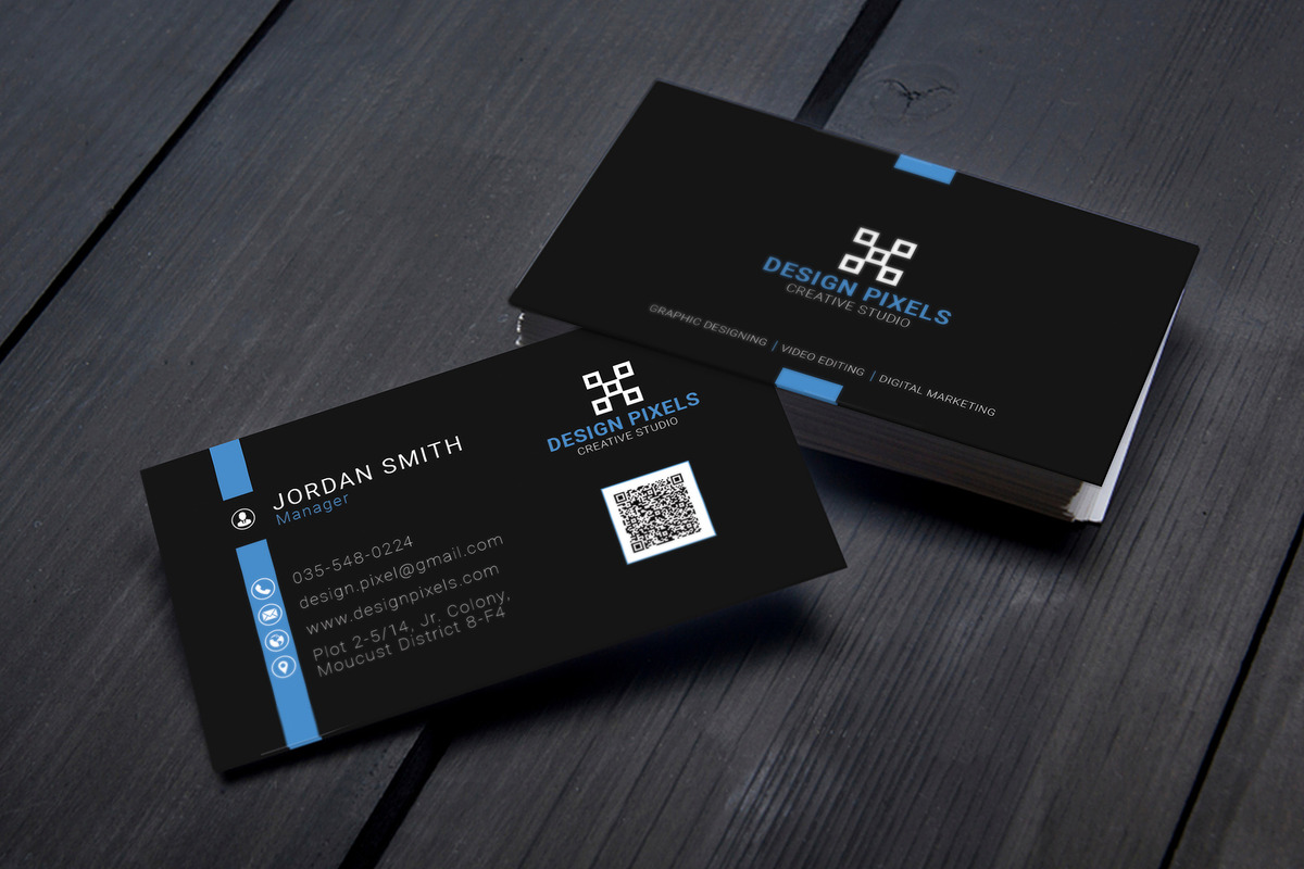 Creative Modern Business Card, a Business Card Template by Saman Osama (Photo 1 of 4)