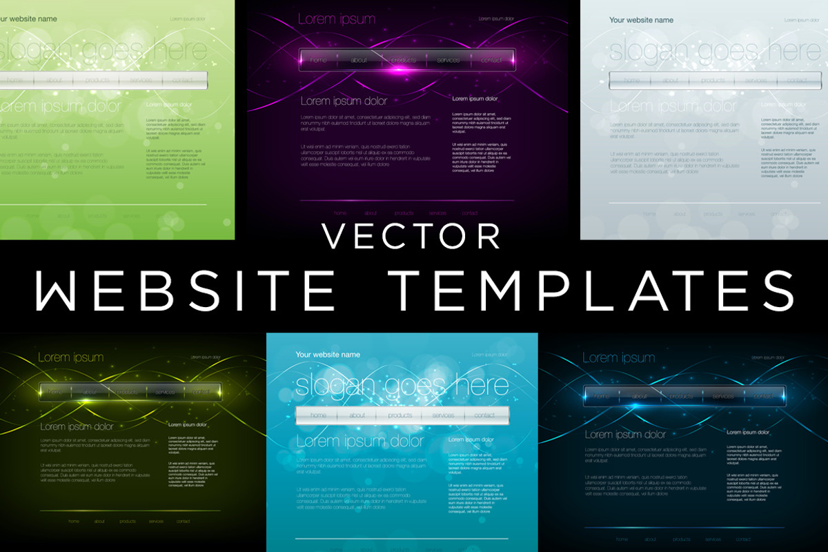 Vector Web Templates, a Templates & Theme by lissius (Photo 1 of 8)