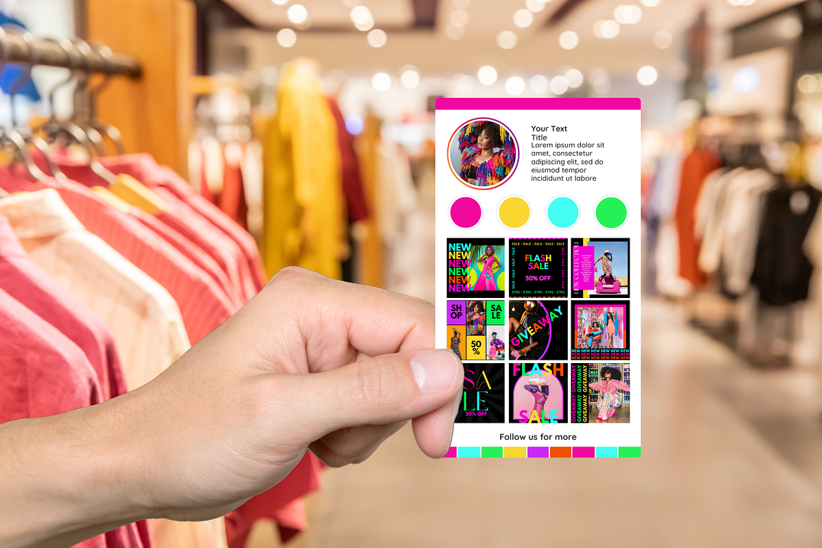 Business Card Template Neon, a Business Card Template by SunshineStudioBoutique (Photo 8 of 10)