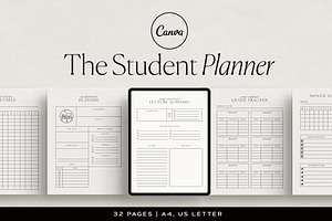 Student Planner Canva Template