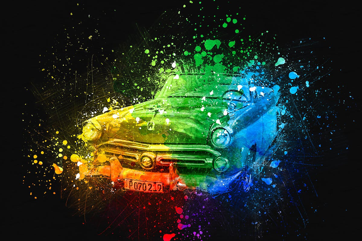 Digital Art Photoshop Action, an Action Add-On by KellerDesign (Photo 2 of 4)