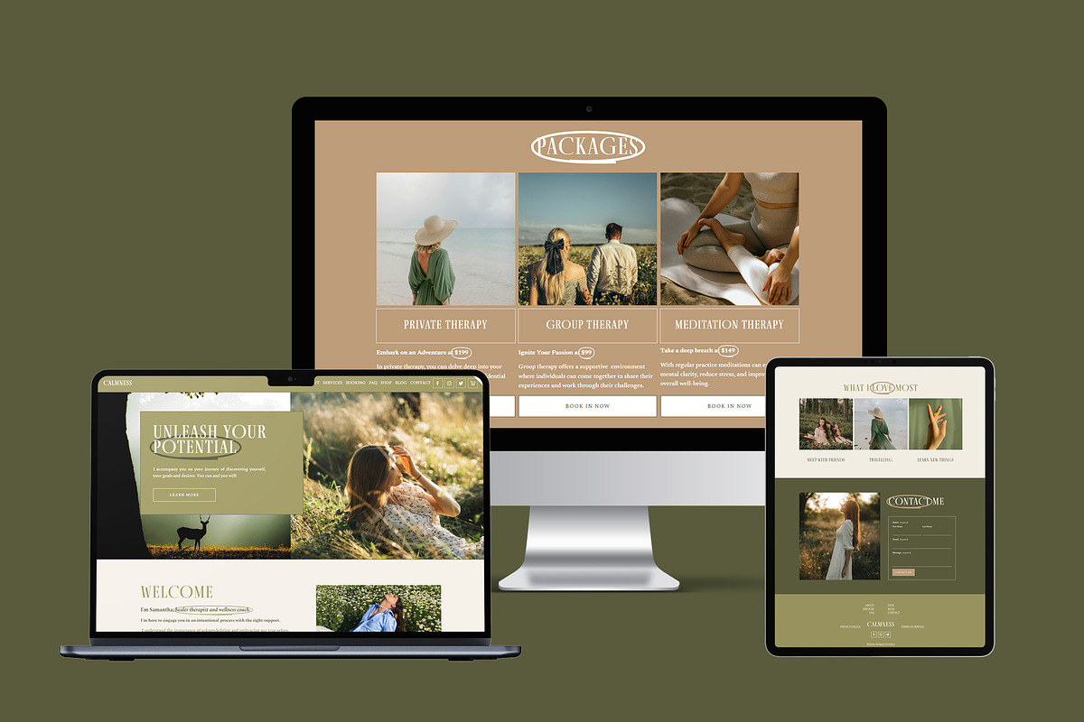 Coach Squarespace Website template, a Squarespace Template by Sofico (Photo 4 of 13)