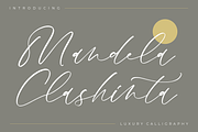Mandela Clashinta Luxury Calligraphy, a Script Font by Storytype Studio (Thumbnail 1 of 15)
