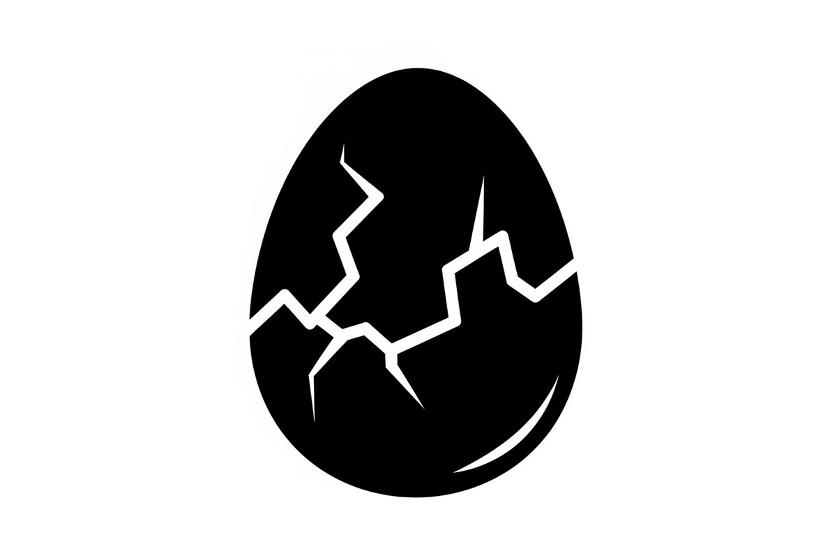 50 Cracked Egg Shell Silhouette, an Illustration by musafir_fashion (Photo 27 of 55)