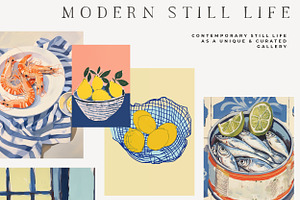 Modern Still Life Food Prints