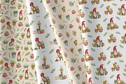 Garden gnomes. Spring watercolor set, an Illustration by JuliaBadeeva (Thumbnail 4 of 6)