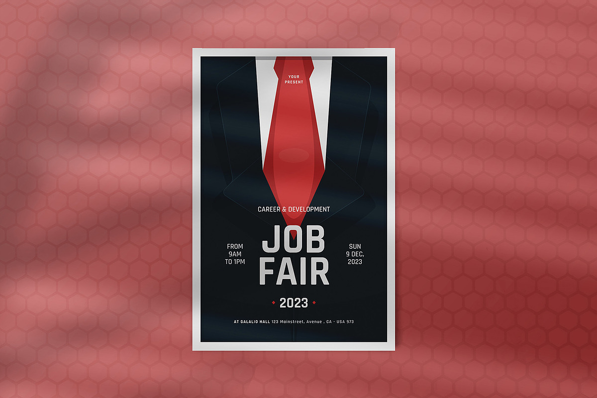 Jobber - Poster Template, a Poster Template by StreaksideStd (Photo 2 of 2)