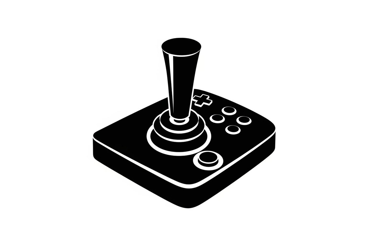 50 Retro Gaming Joystick Vector Bund, an Illustration by Creativeshirt (Photo 23 of 51)