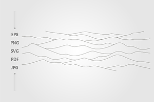 mountain wave continues line design, a Texture Graphic by lawoel