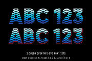 Summer Waves Font, a Symbol Font by Font Craft Studio (Thumbnail 2 of 8)