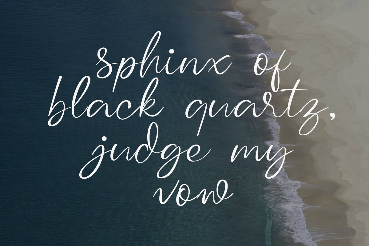 Solana Grace – Elegant Script Font, a Script Font by RagamKata (Photo 8 of 12)