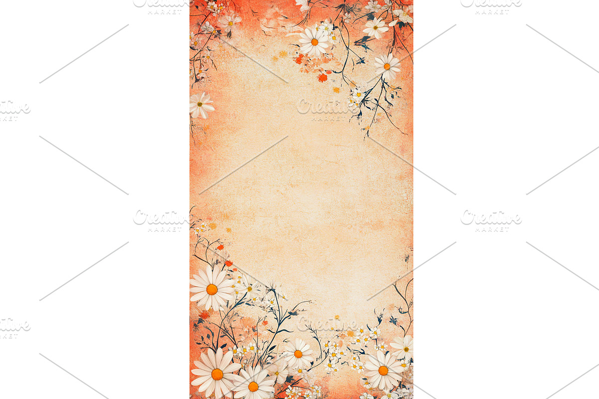 Delicate floral design with daisy, an Object Illustration by Lermont51