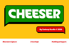 Cheeser – Stylistic Display Font