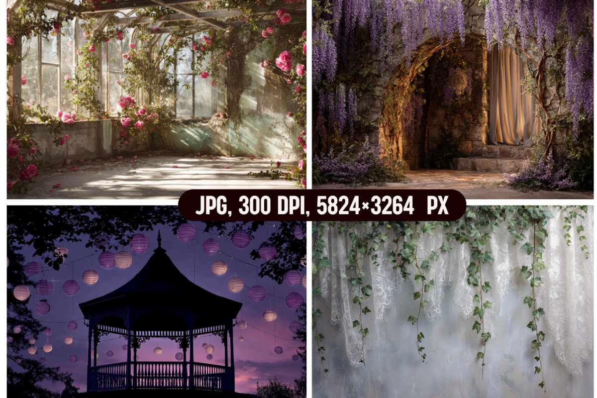 Romantic & Dreamy Photo Backdrops, a Background Graphic by PrintHaven Designs (Photo 7 of 12)
