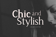 Chic and Stylish Variable Serif Font, a Serif Font by pixelcolours (Thumbnail 14 of 14)