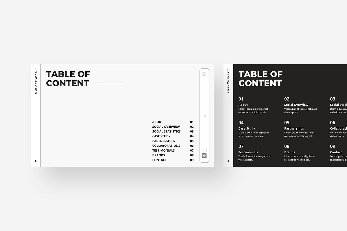 Media Kit Keynote Template, a Presentation Template by Gaize (Photo 3 of 10)