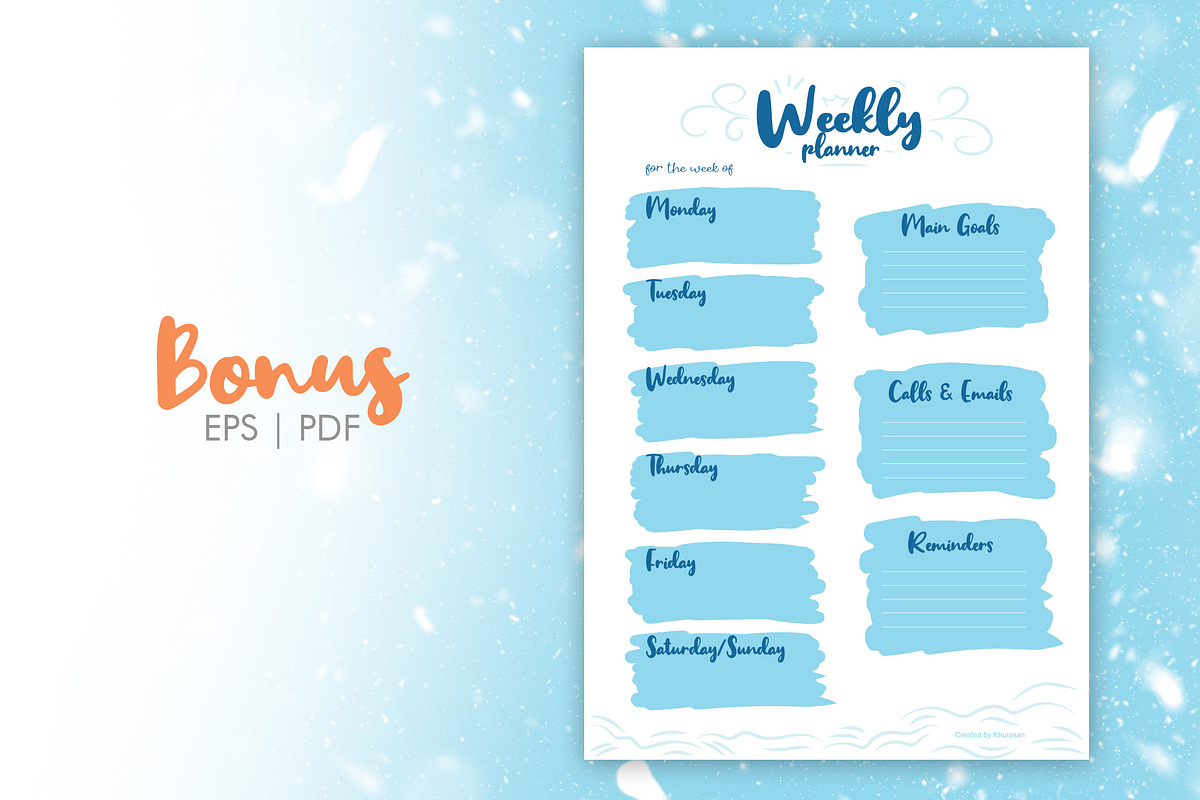 Winter Dream Trio Font preview 8